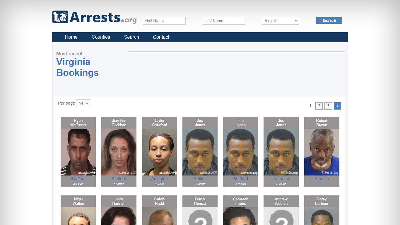 Virginia Arrests and Inmate Search